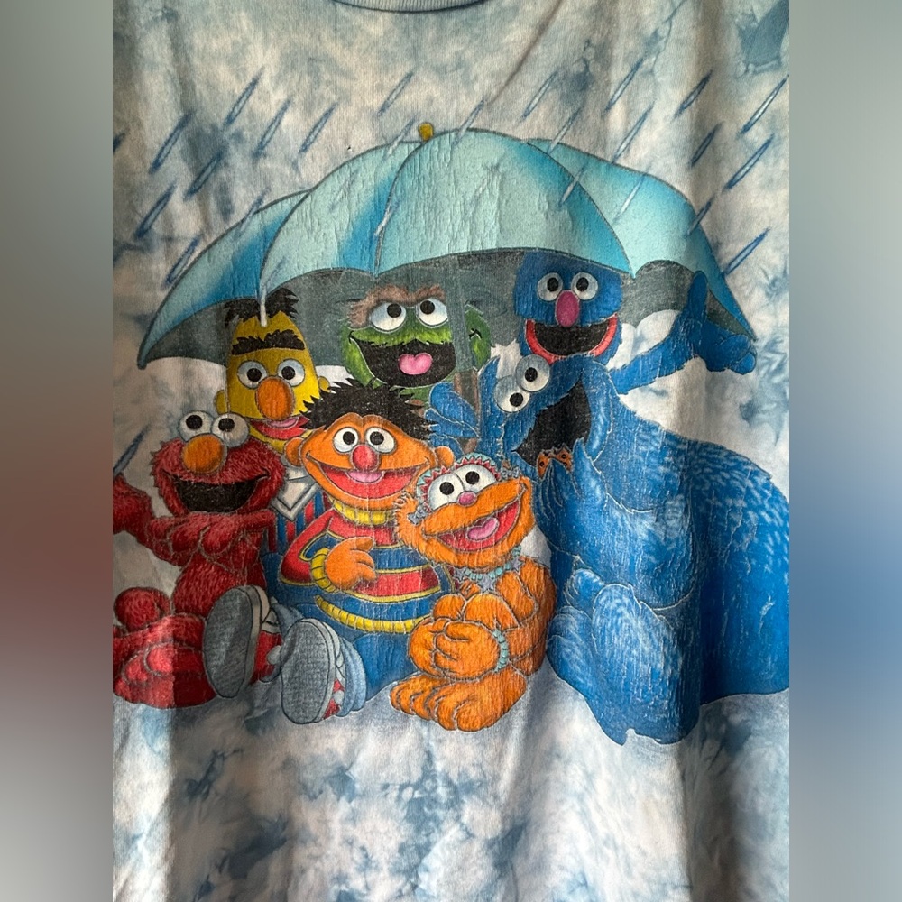 Vintage Sesame Street tee shirt on a changes tag
